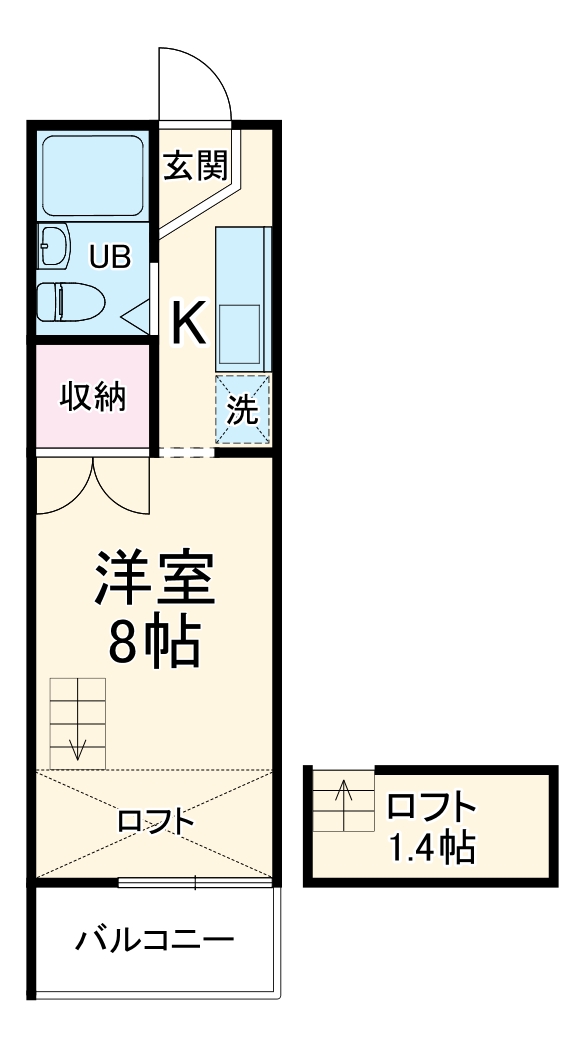 プレステージ坂戸の間取り