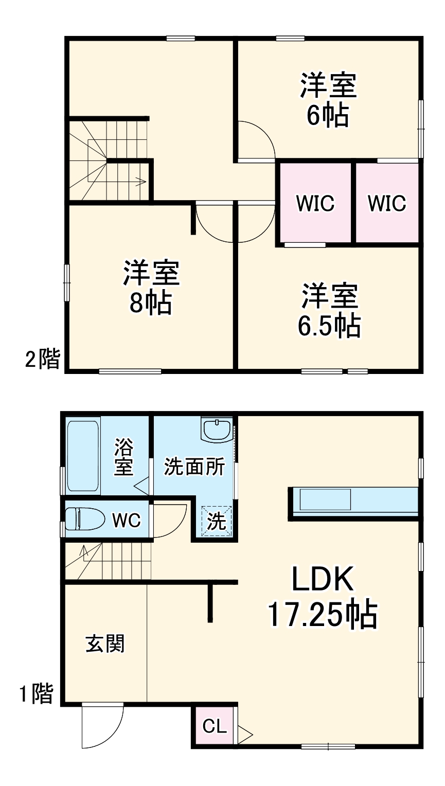 スマートテラス作田・T号室の間取り