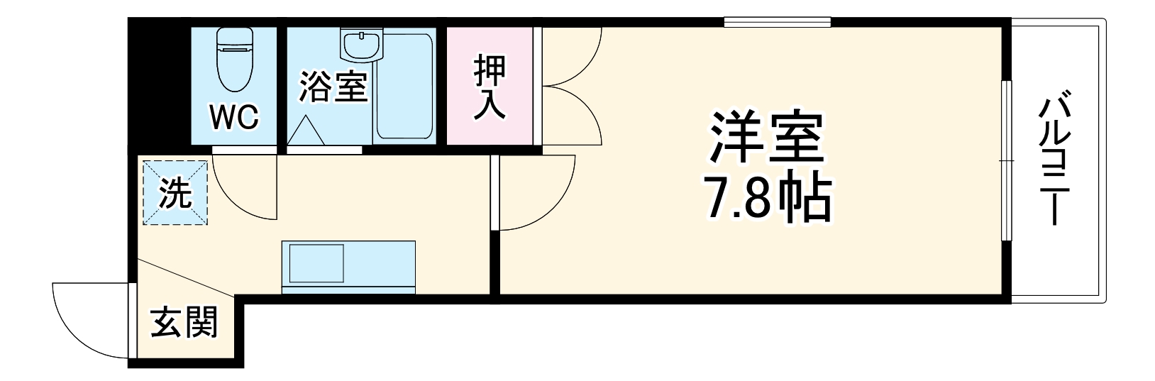 メゾン尾上の間取り