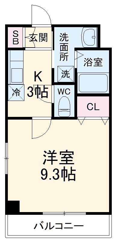 アプレシオ八田の間取り