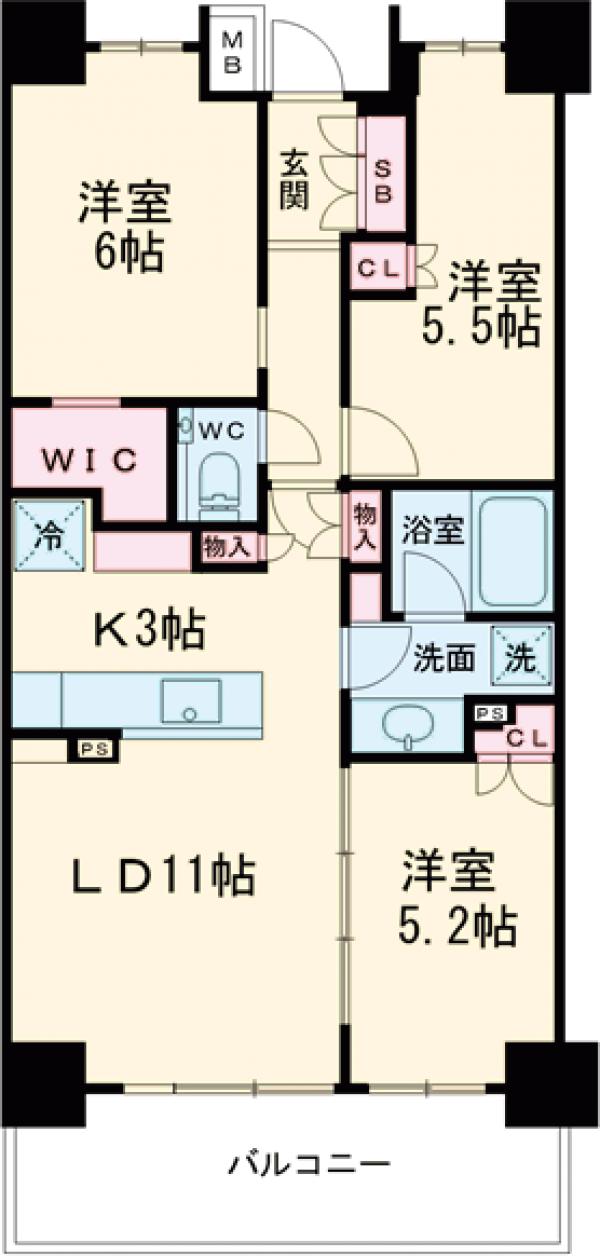 パークホームズ代々木西原の間取り