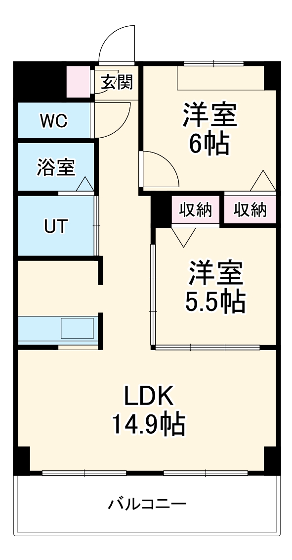 ソシア大口の間取り