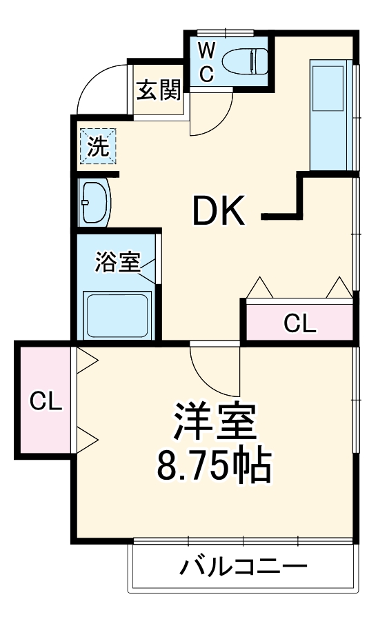 isアパート深田台の間取り
