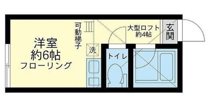 鶴見コントレラスの杜・109号室の間取り