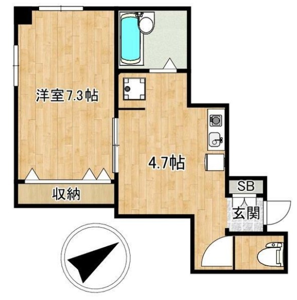 ゴンドラ西荻ビルの間取り