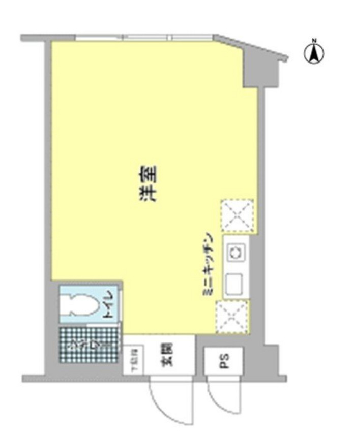 音羽町の完工年月(1989年1月)築の賃貸マンションの間取り