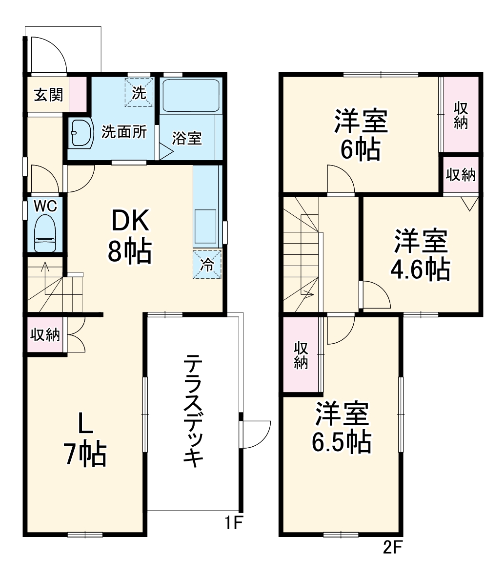 リベルテ本野の間取り
