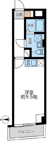 グランカーサ馬込Ⅰ・0303号室の間取り
