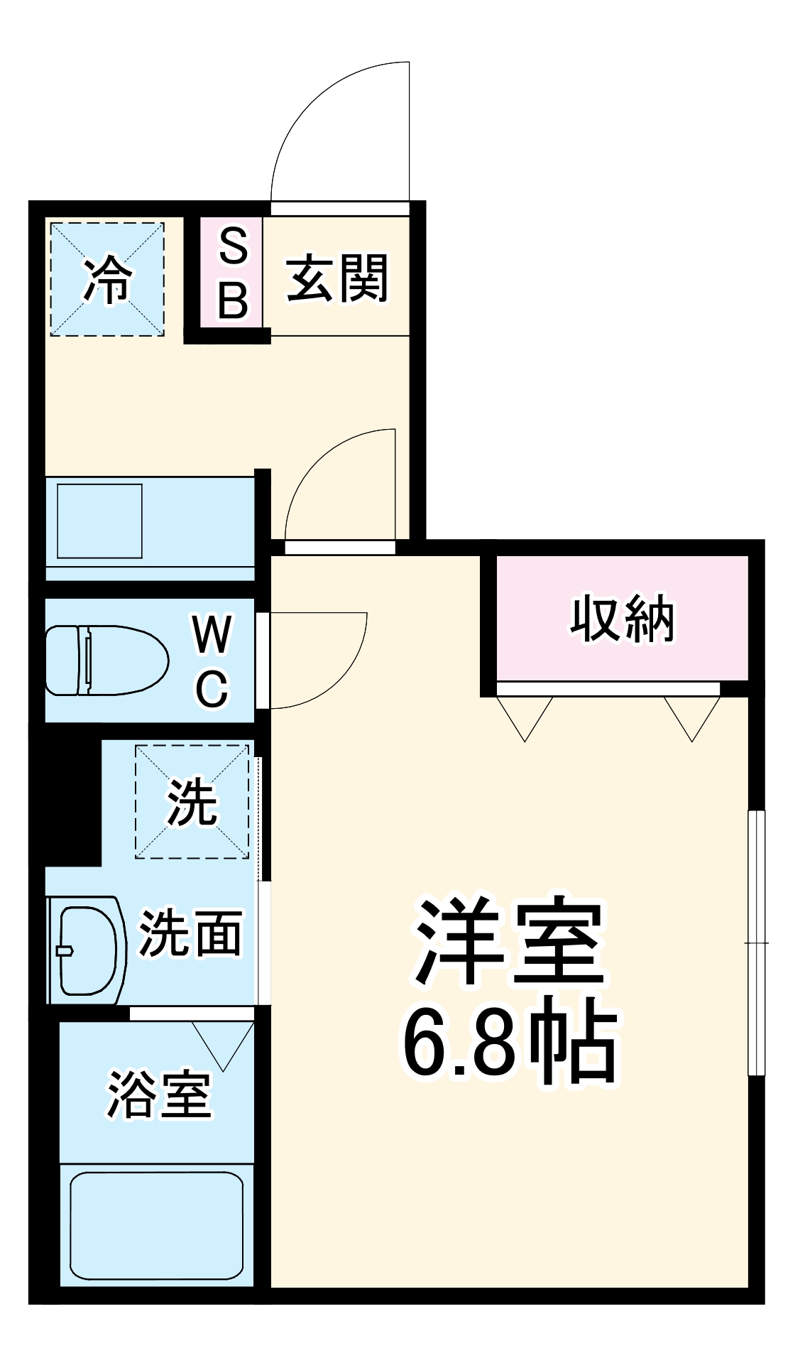 ベイルームプレミア橋本の間取り