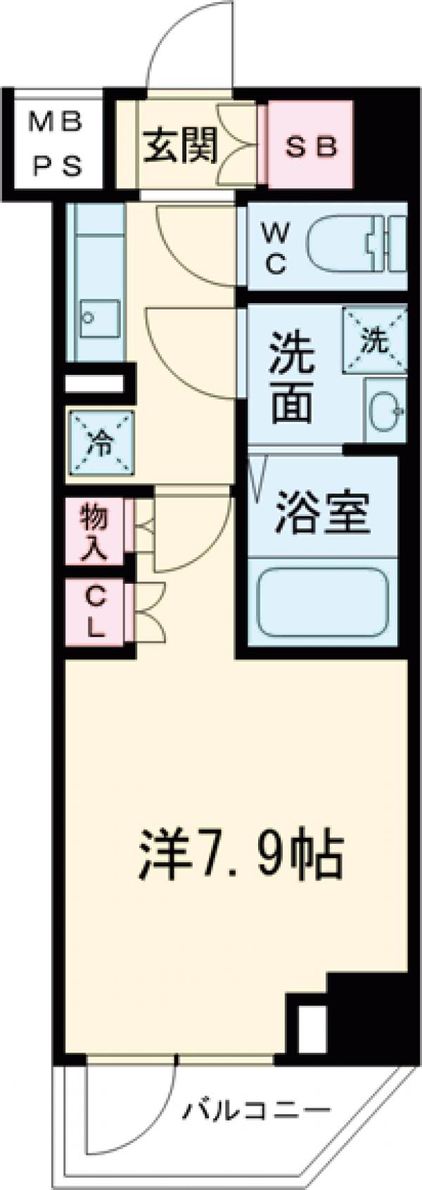 クレヴィスタ綾瀬Ⅱの間取り