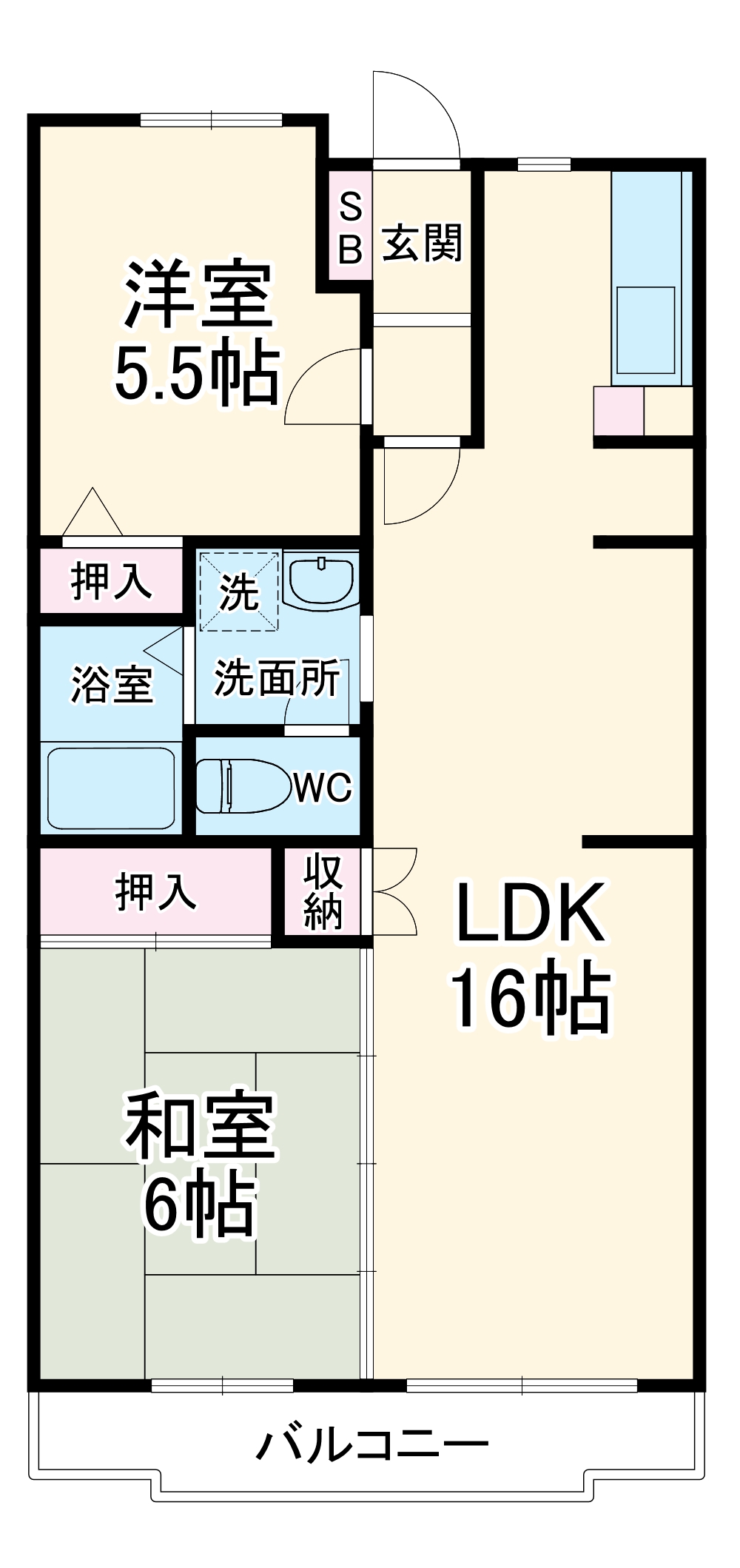 パークサイド鷺沼の間取り