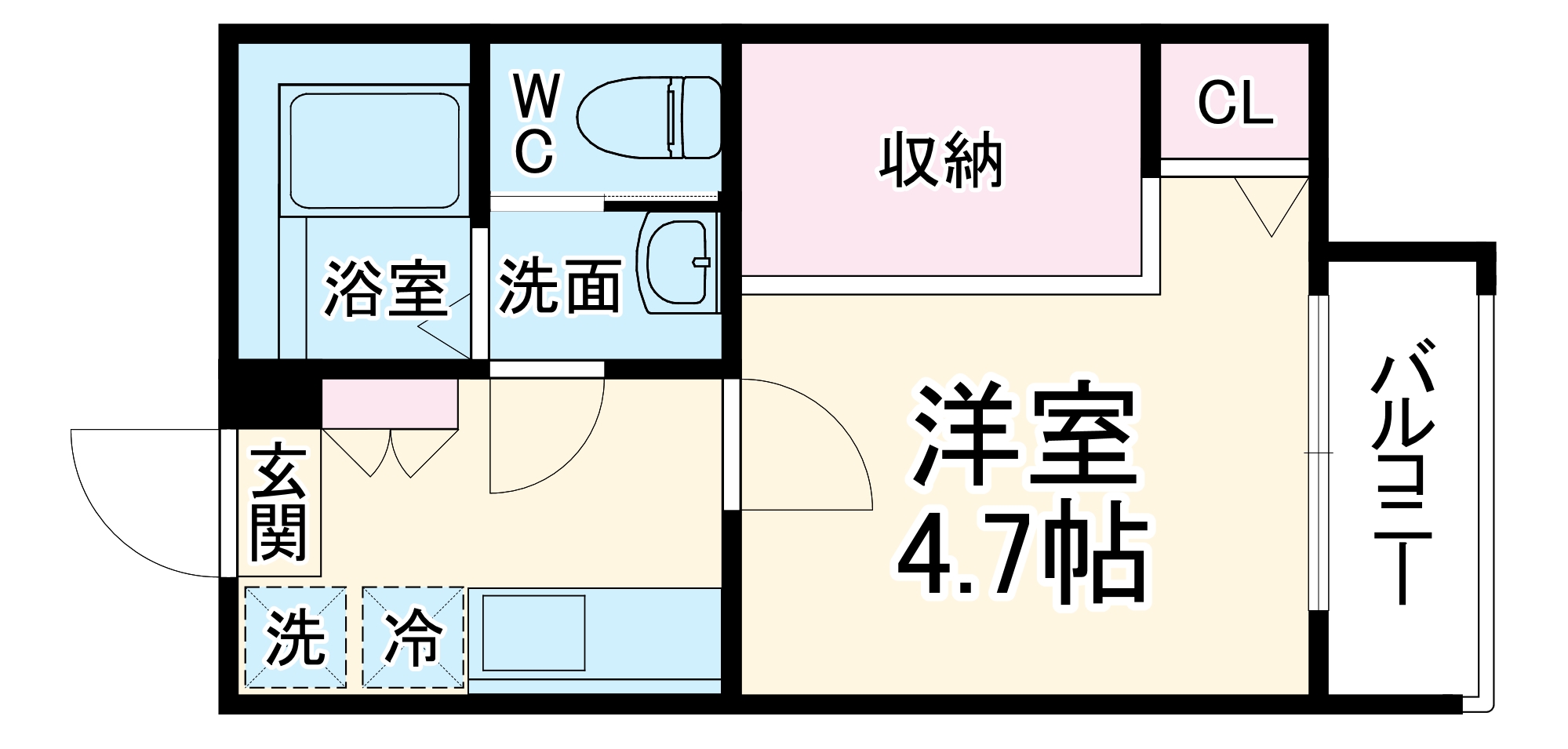 KEIAI RESIDENCE北越谷の間取り