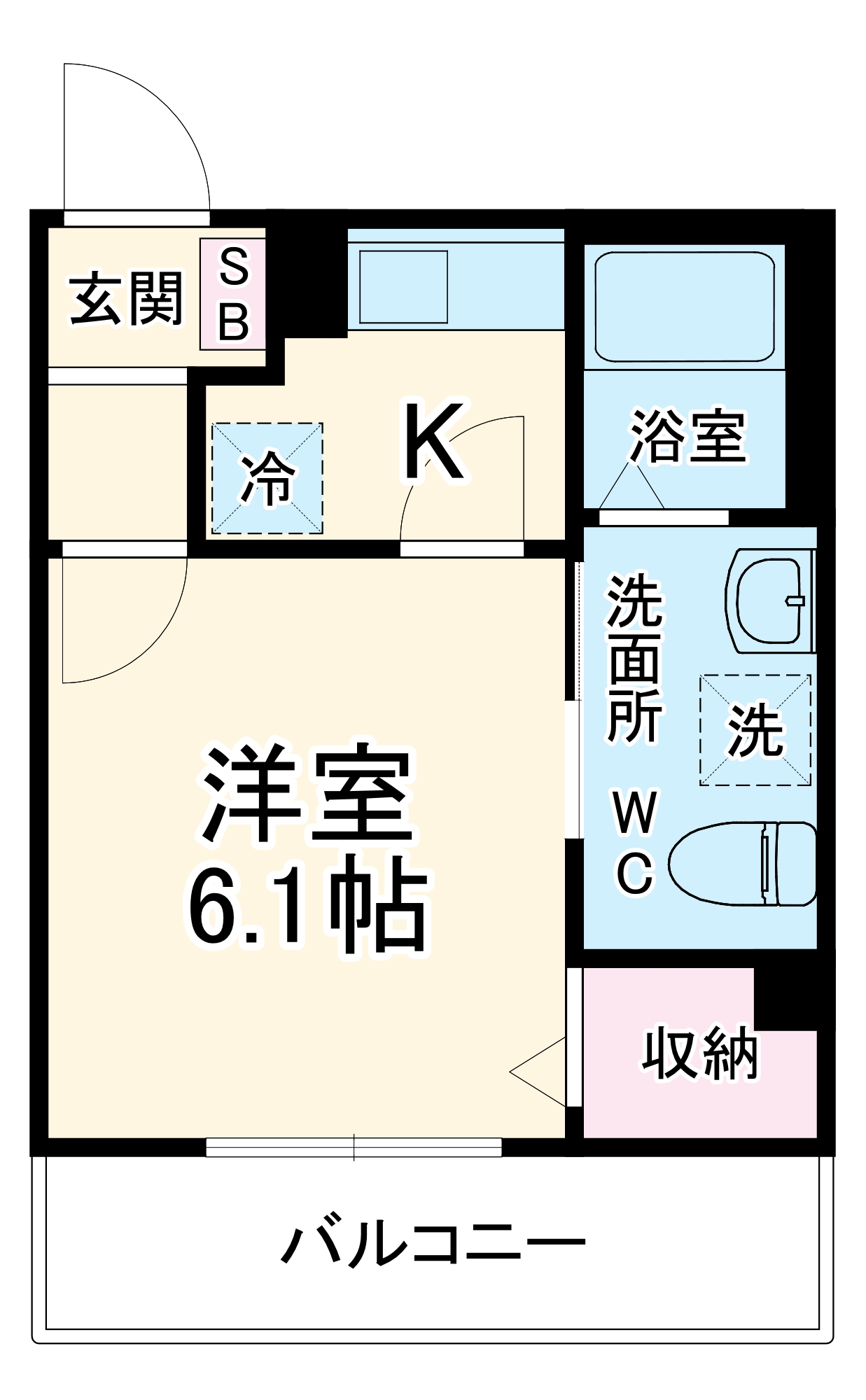 ベイルームプレミア橋本の間取り