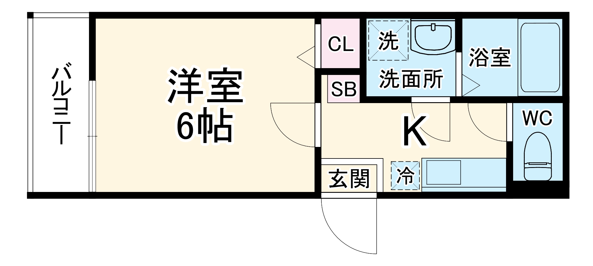 レイズ日進の間取り