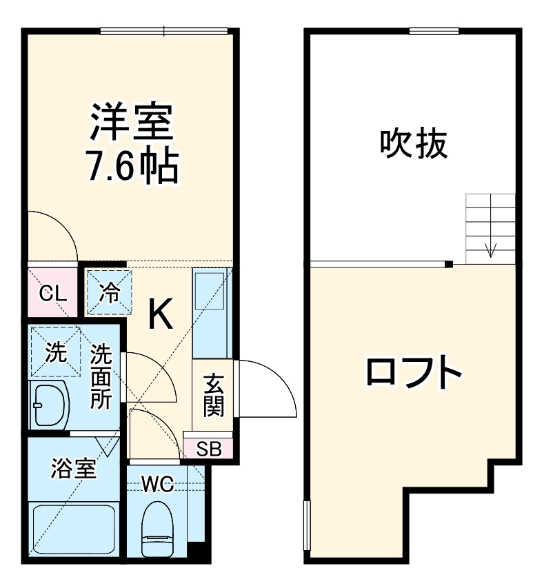 シュリップ溝の口の間取り