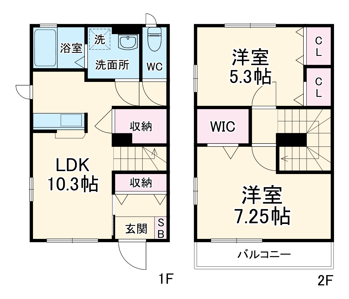 ソレアードⅢの間取り
