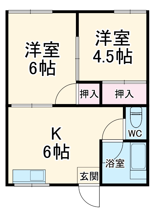 ハウスホンダAの間取り