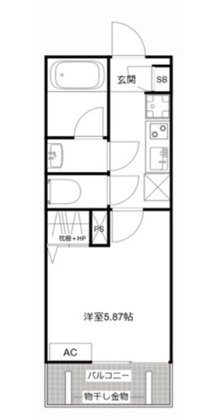MQuarto鶴瀬の間取り