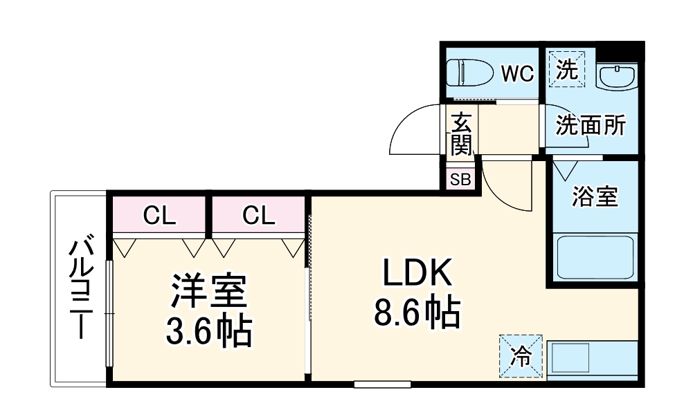 ジーメゾン春日部ウェストの間取り