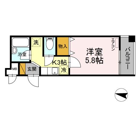 ヴァルキューレ大日の間取り