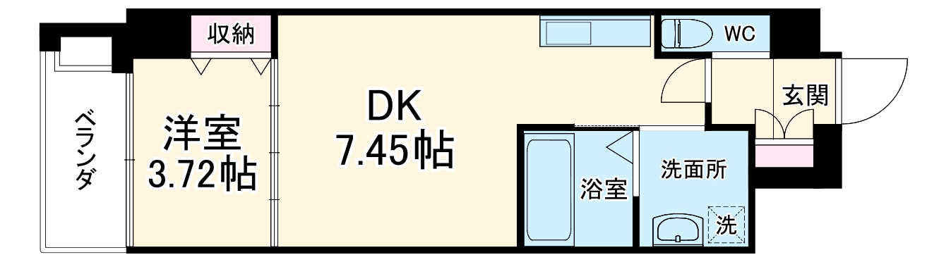 クローバー・クレア石橋阪大前の間取り