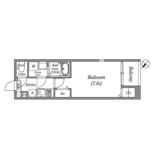 フェリスカーサ・ミオトーヤの間取り