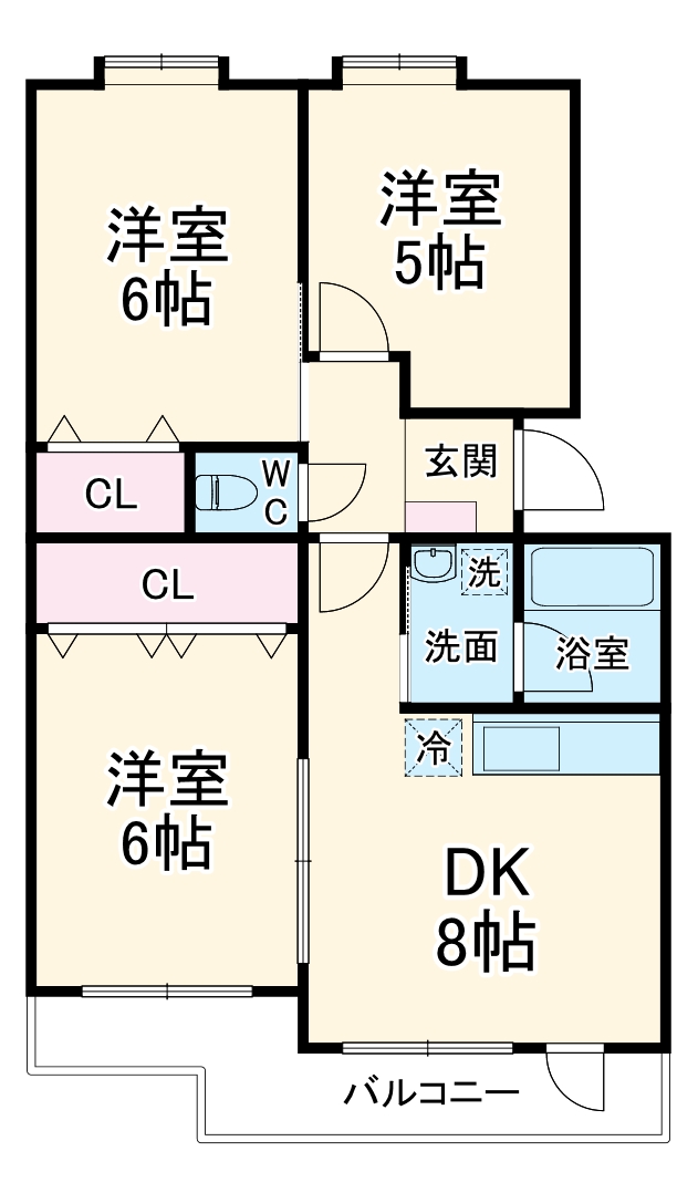サンライフ75の間取り