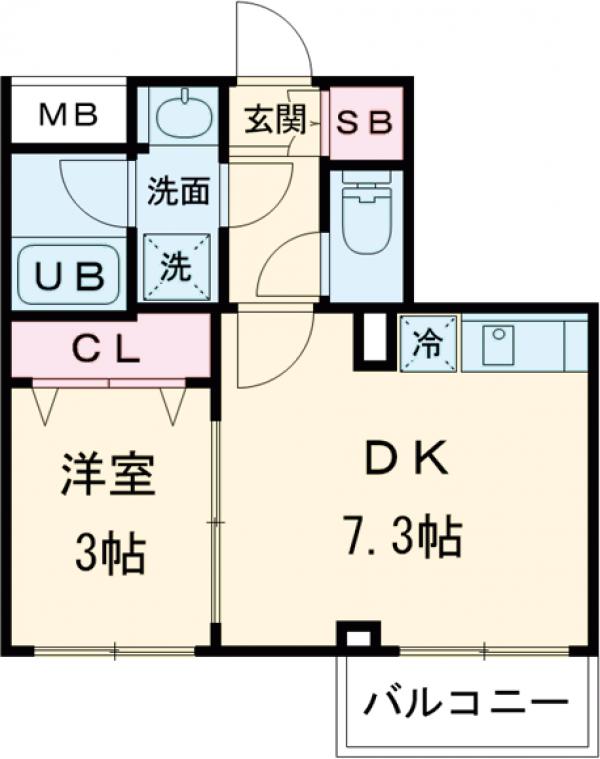 GENOVIA京成立石Ⅴの間取り