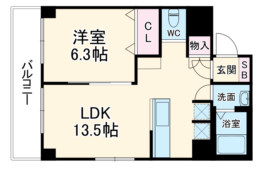 藤和阿波座コープの間取り