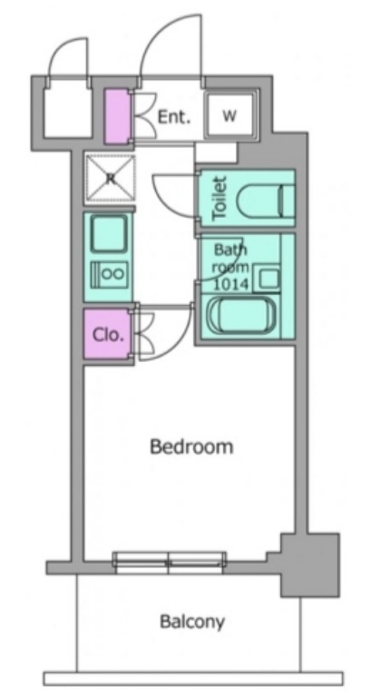 レジディア川崎の間取り