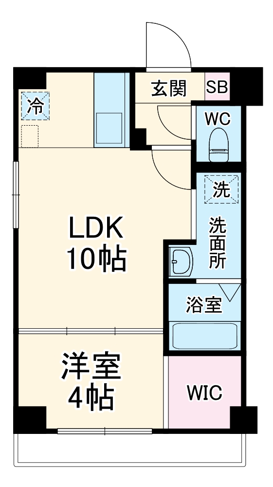 アリビラ鶴橋の間取り