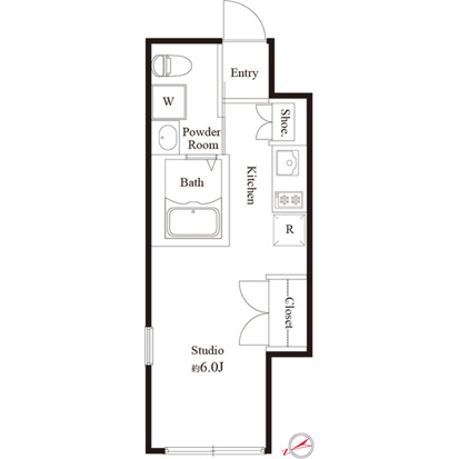 La Perla Ogikuboの間取り