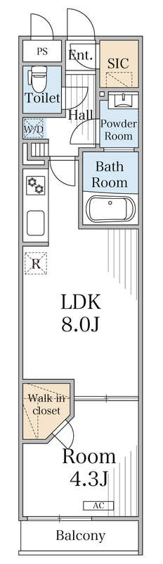 リブリ・ダイワクレストⅡの間取り