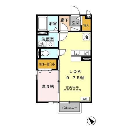 パストラル A/Bの間取り