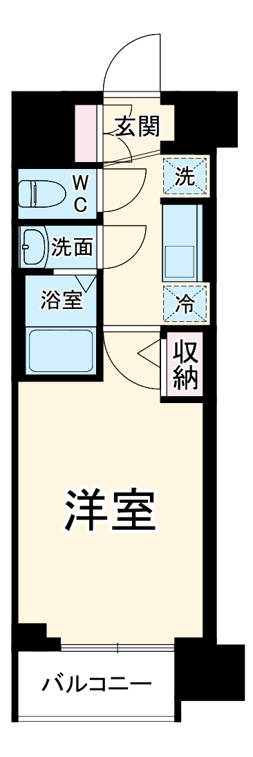 エステムコート京都二条の間取り
