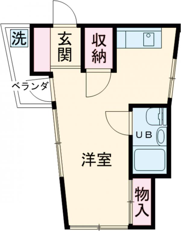 リエパレス立川の間取り