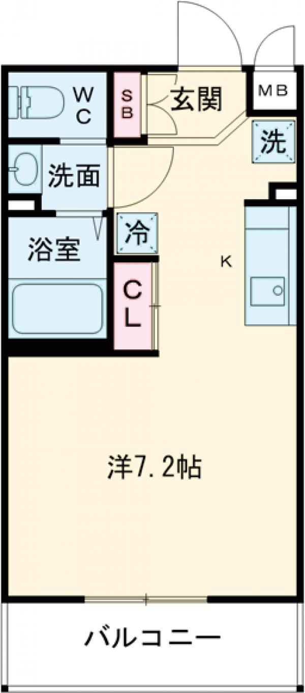 小竹レジデンスの間取り