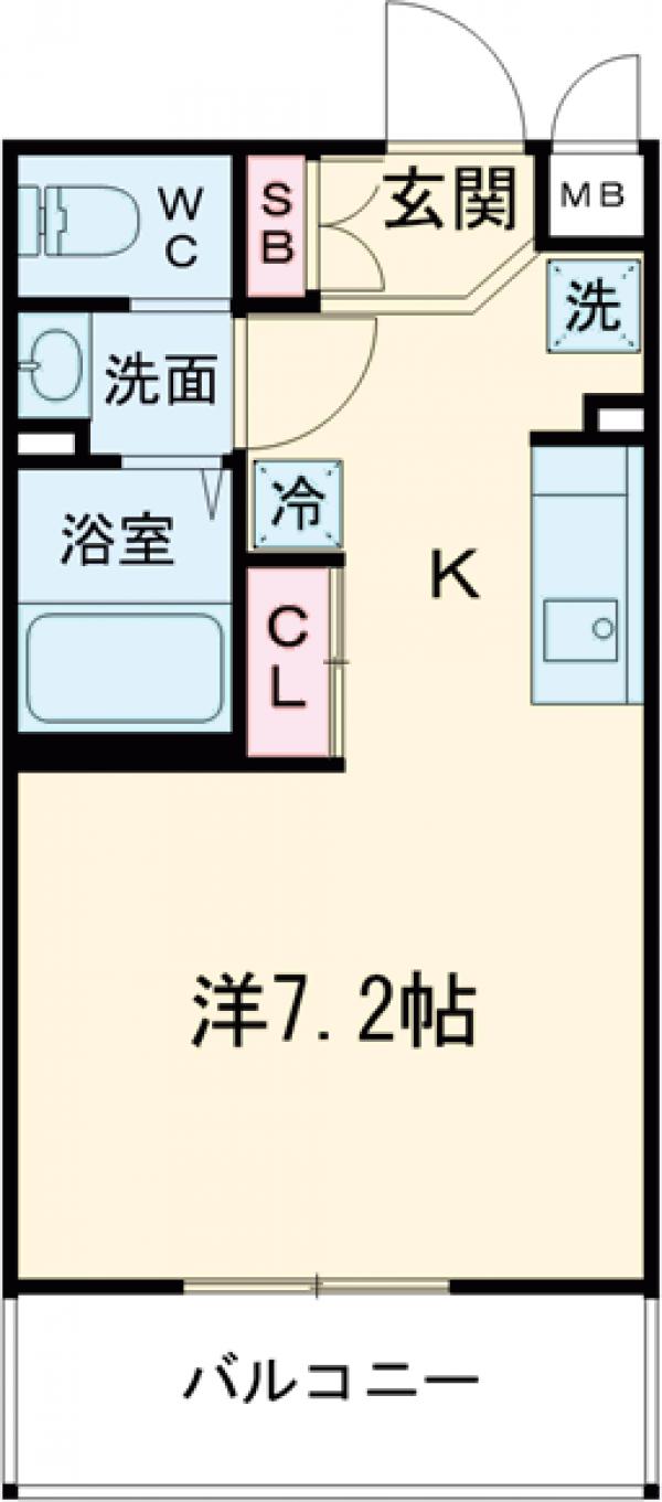 小竹レジデンスの間取り