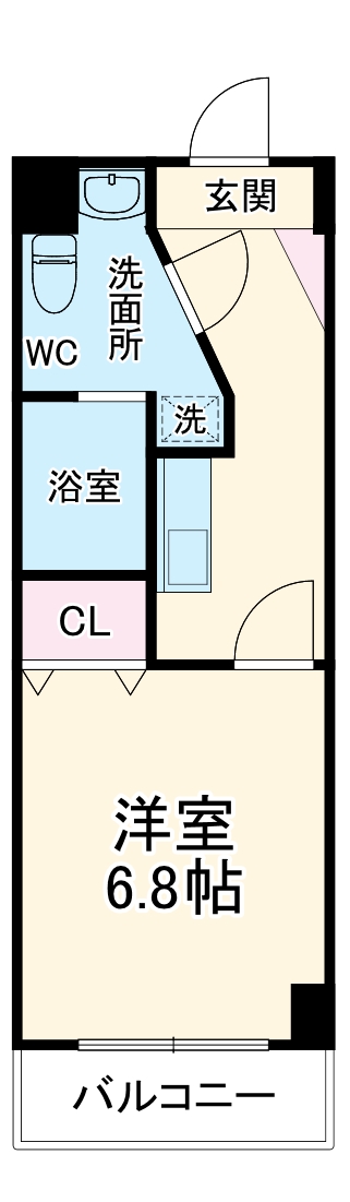 S-FORT横須賀海岸通りの間取り