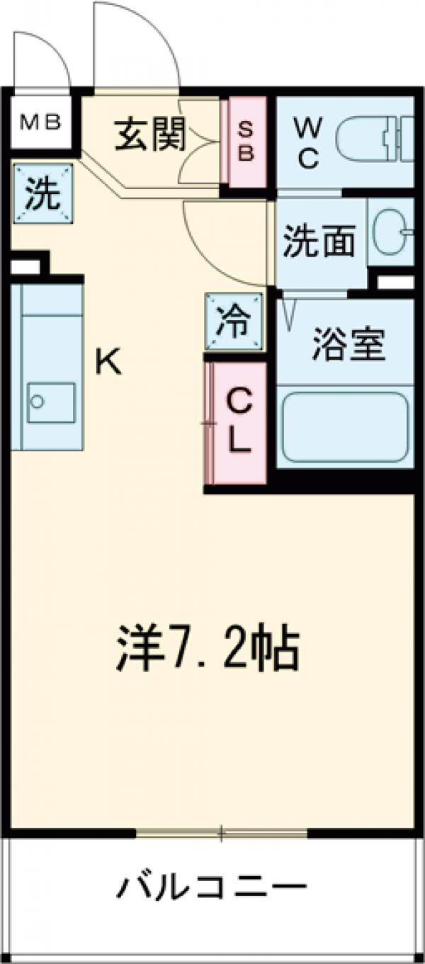 小竹レジデンスの間取り