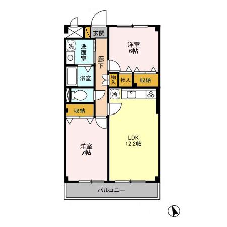 KAZU市川の間取り