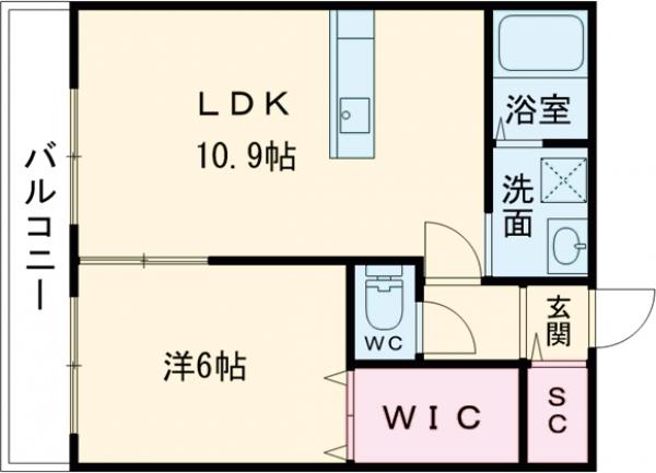 カーサ・フェリーチェ長岡京の間取り