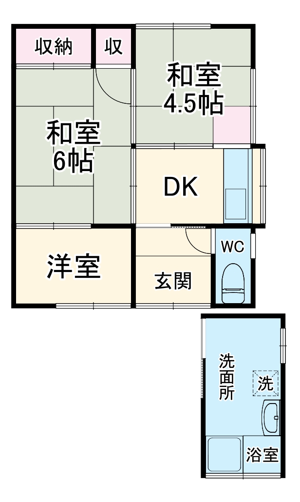 磐田市福田戸建ての間取り