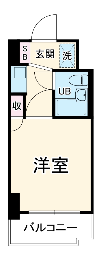 クリオ神奈川新町壱番館の間取り