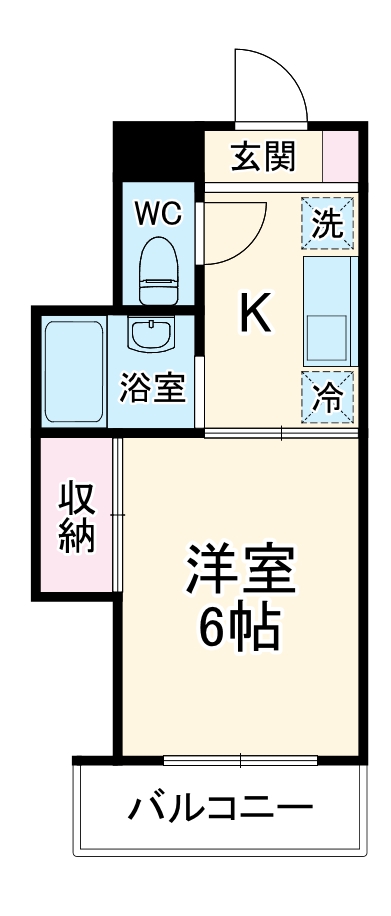 メゾンアップストリームの間取り