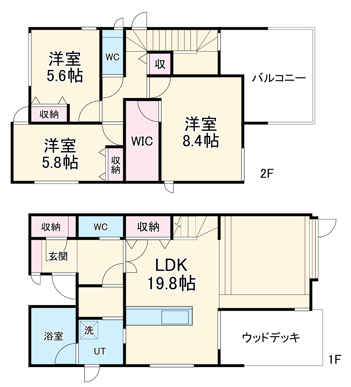MaisonClarity野並の間取り
