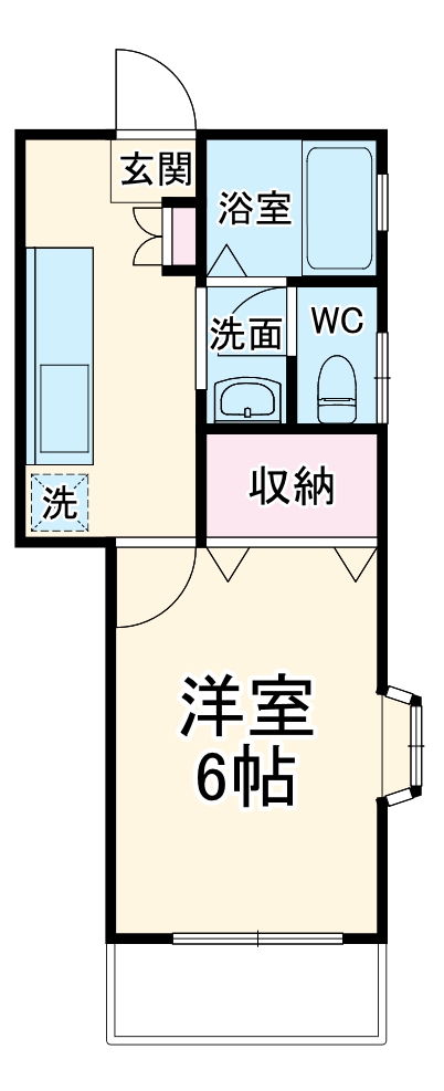 富士ビューB棟の間取り