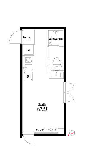 VARY's 北千住 の間取り