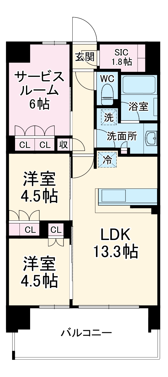 スカイグランデ津田沼の間取り