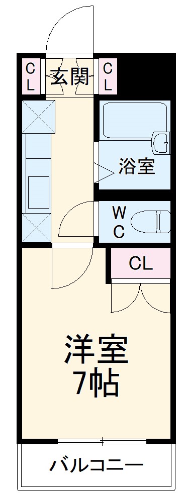 レジディア浦安の間取り